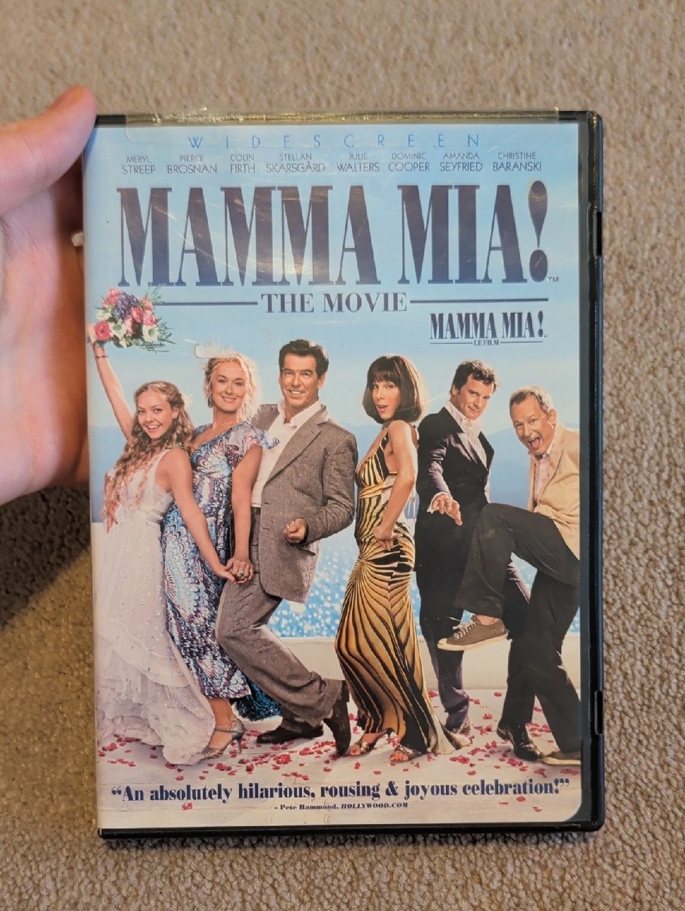 💜 5/$20 Mamma Mia! The Movie DVD - Blue Cover